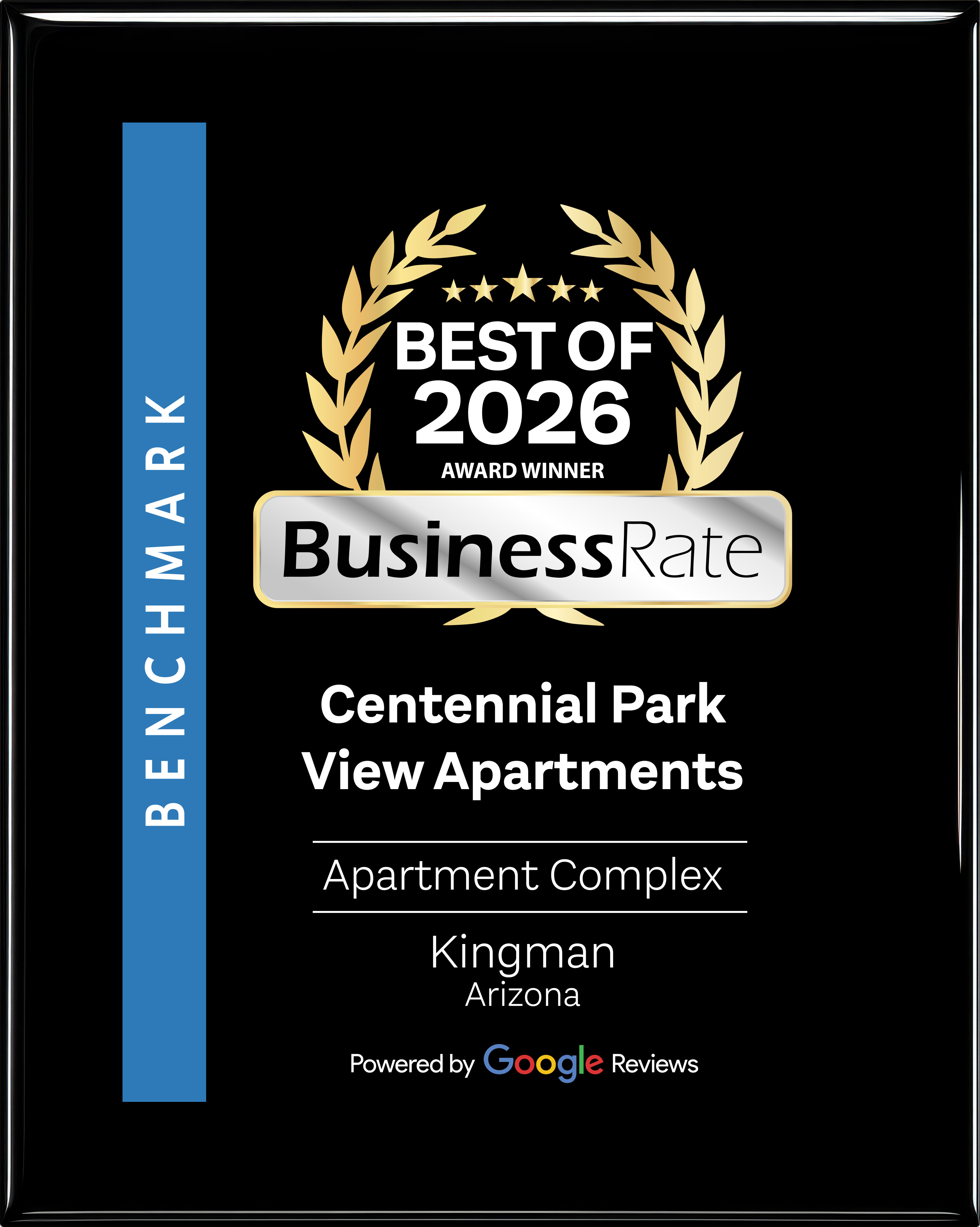 2026 Best of BusinessRate award